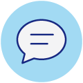 Speech bubble icon